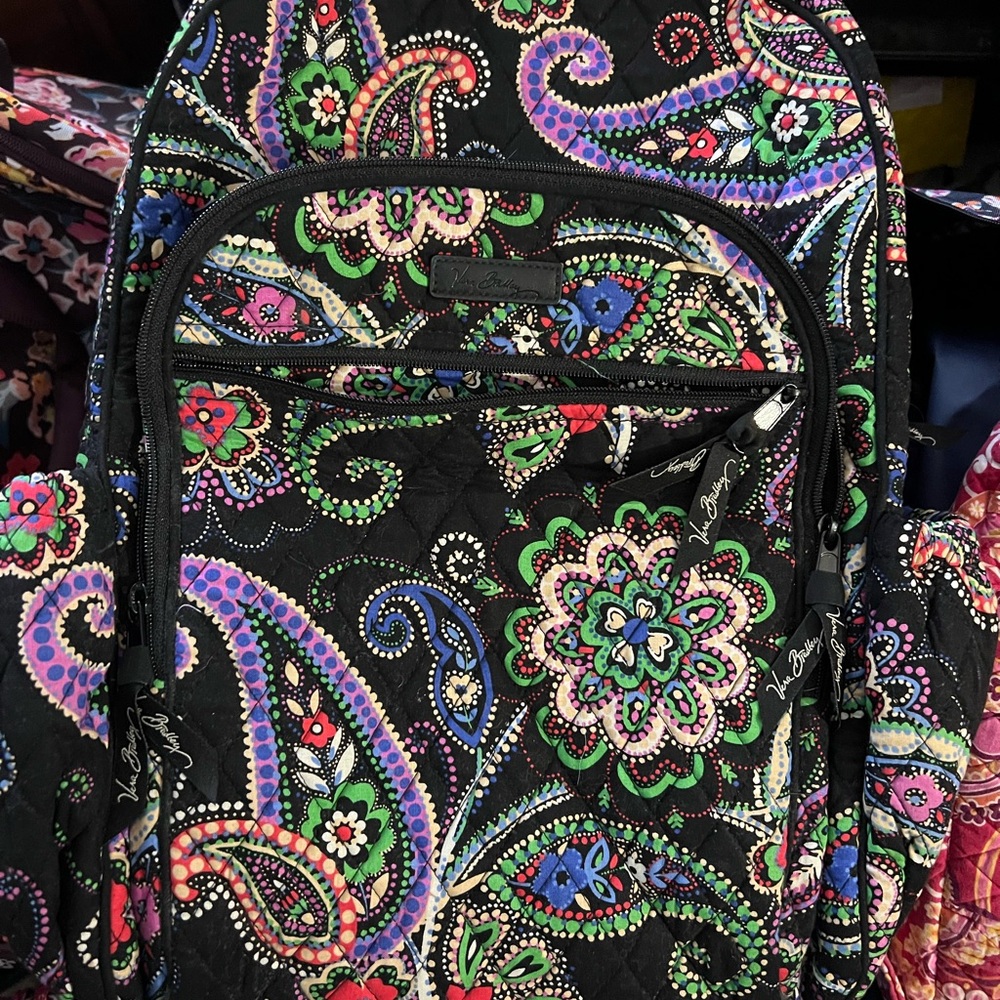Vera Bradley Multicolor Paisley Backpack